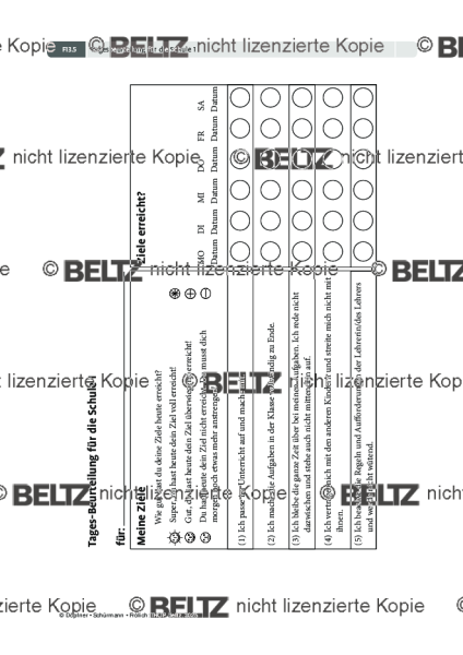 THOP: Tagesbeurteilung für die Schule 1