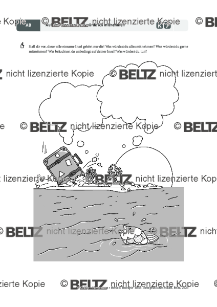 Therapeutisches Malen: Auf eine einsame Insel würde ich mitnehmen