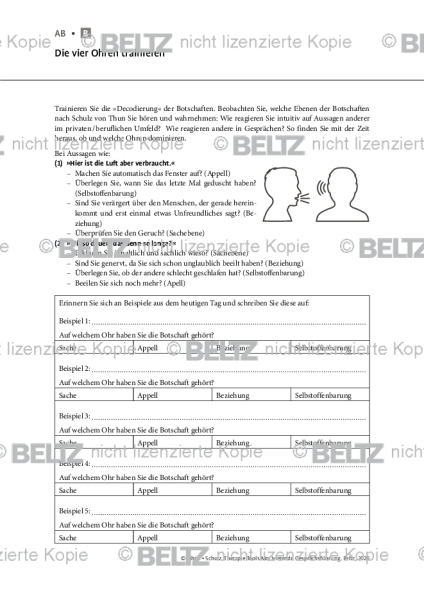 Motivierende Gesprächsführung: Die vier Ohren trainieren