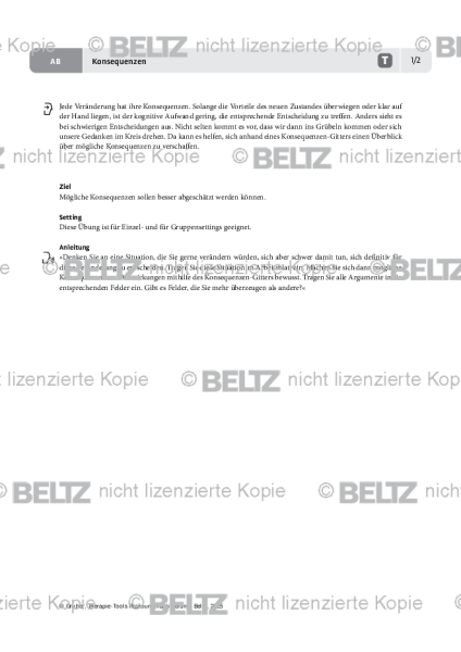 Ressourcenaktivierung: Konsequenzen