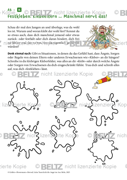 Lulus Team: Festkleben: Klebeeltern … Manchmal nervt das!
