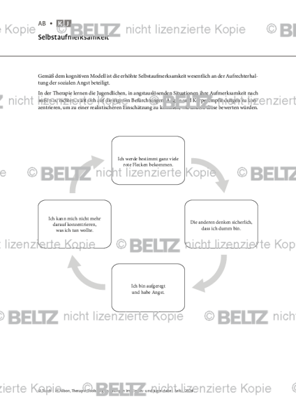 Angst bei Kindern und Jugendlichen: Selbstaufmerksamkeit