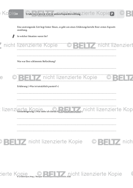 Gruppentherapie: Erfahrungsbericht meiner ersten Expositionsübung