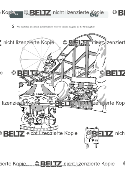 Therapeutisches Malen: Kirmes