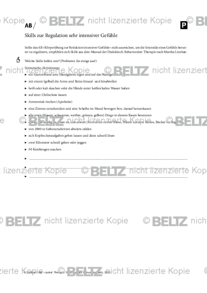 Bipolare Störungen: Skills zur Regulation sehr intensiver Gefühle