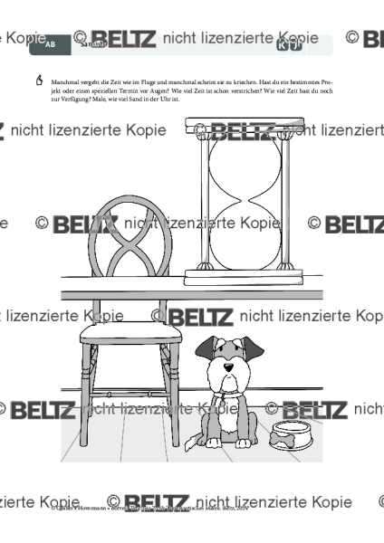Therapeutisches Malen: Sanduhr