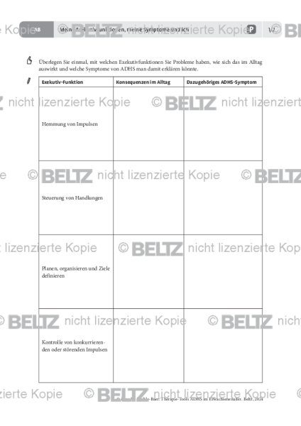 ADHS im Erwachsenenalter: Meine Exekutivfunktionen, meine Symptome und ich