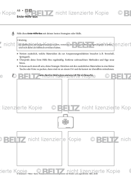 Emotionsregulation (K/J): Erste-Hilfe-Box