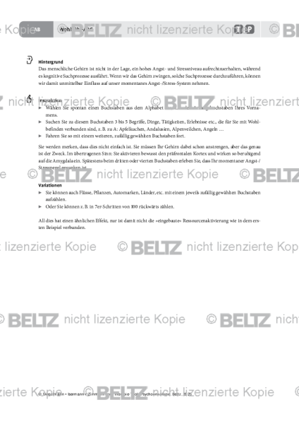 Psychoonkologie: Wohlfühl-ABC