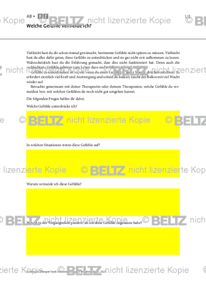 Selbstverletzendes Verhalten: Welche Gefühle vermeide ich?