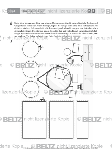 Ressourcenmalbuch: Meine coolen Sprüche