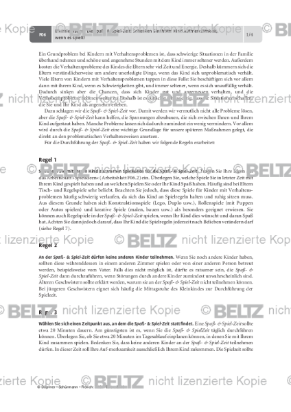 THOP: Elternleitfaden: Die Spaß- & Spiel-Zeit