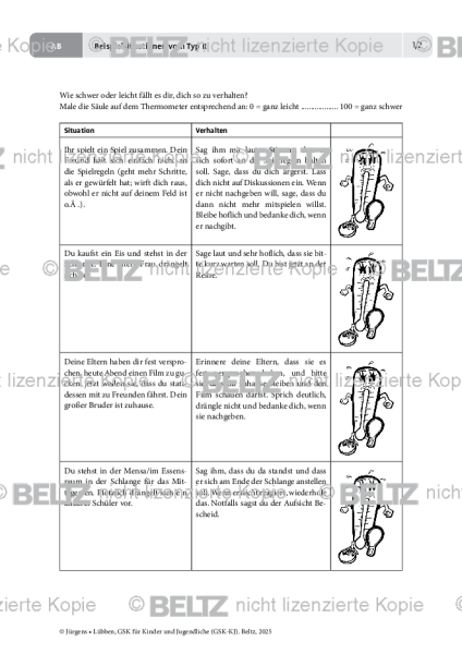 GSK-KJ: Beispielsituationen vom Typ R