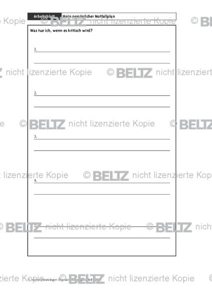 Bipolare Störung: Mein persönlicher Notfallplan