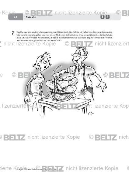 Ressourcenaktivierung: Einkaufen