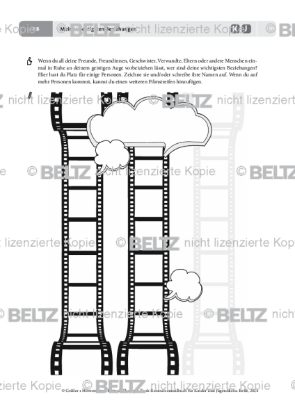 Ressourcenmalbuch: Meine wichtigsten Beziehungen