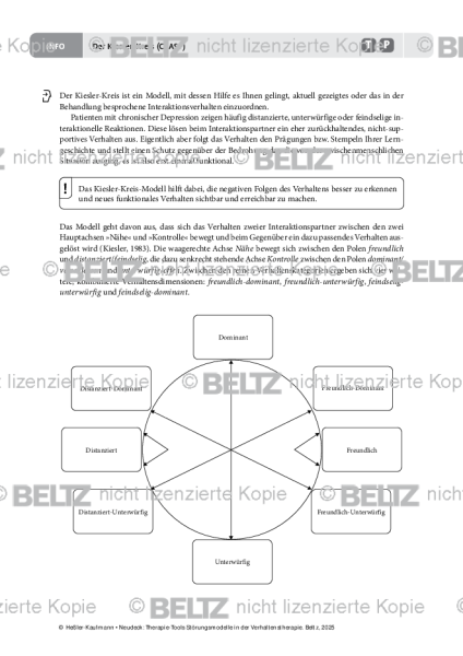 Störungsmodelle: Der Kiesler-Kreis (CBASP)