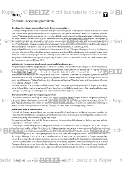 Bipolare Störungen: Übersicht Entspannungsverfahren