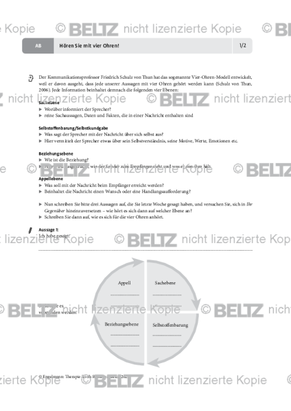 Resilienz: Hören Sie mit vier Ohren!