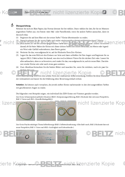 Psychoonkologie: Zen-Kreis mit Visionen