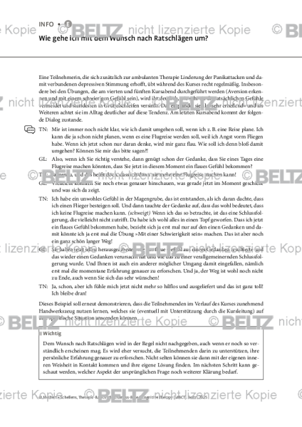 MBCT: Wie gehe ich mit dem Wunsch nach Ratschlägen um?