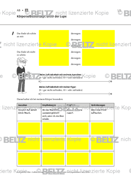 Selbstwert: Körperselbstkonzept unter der Lupe