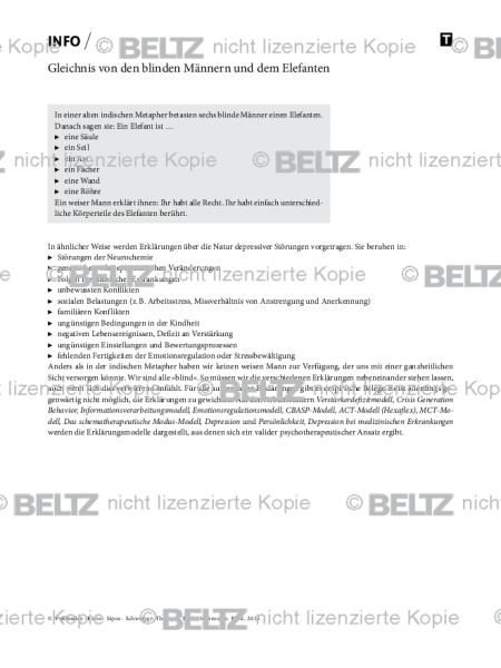 Depression: Gleichnis von den blinden Männern und dem Elefanten