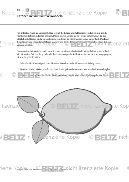 Selbstmitgefühl für Kinder: Zitronen in Limonade verwandeln