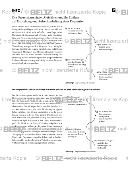 Die Depressionsspirale: ihr Einfluss auf Entstehung und Aufrechterhaltung einer Depression