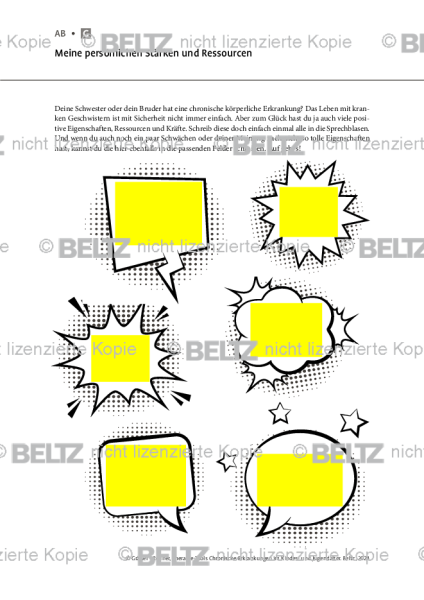 Chronische Erkrankungen: Meine persönlichen Stärken und Ressourcen