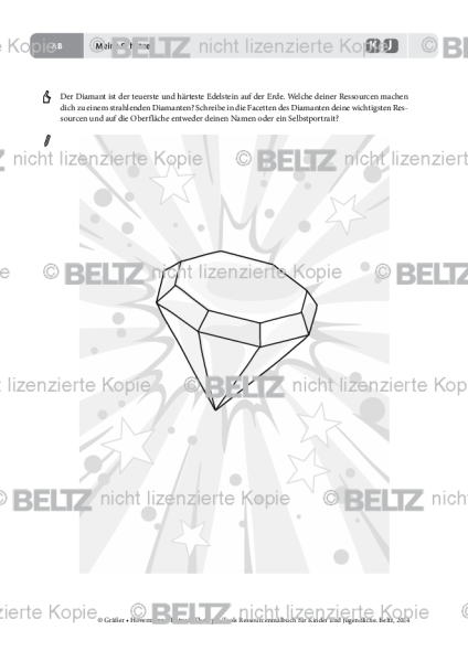 Ressourcenmalbuch: Meine Schätze