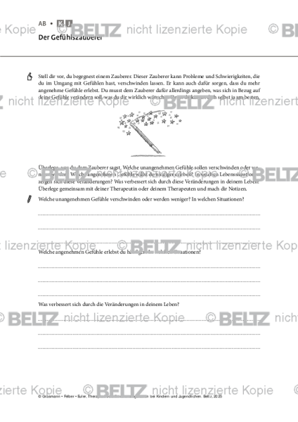 Emotionsregulation (K/J): Der Gefühlszauberer