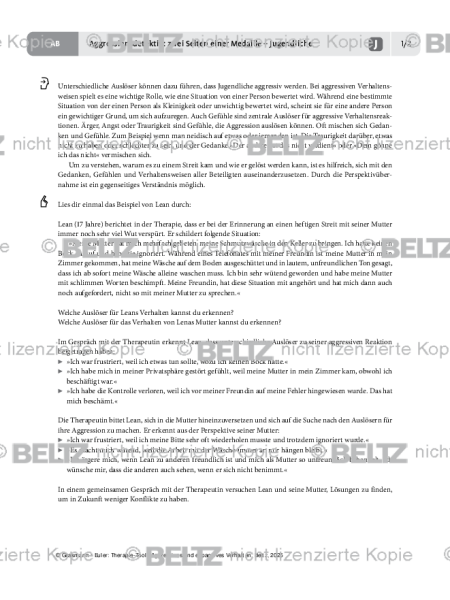 Aggressionsdetektiv: zwei Seiten einer Medaille – Jugendliche