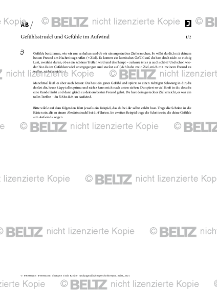 Kinder- und Jugendlichenpsychotherapie: Gefühlsstrudel und Gefühle im Aufwind