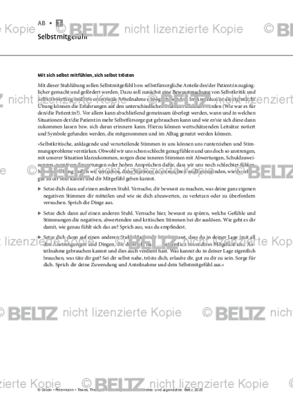 Depression: Selbstmitgefühl