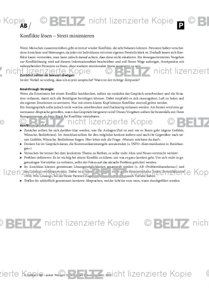 Bipolare Störungen: Konflikte lösen – Streit minimieren