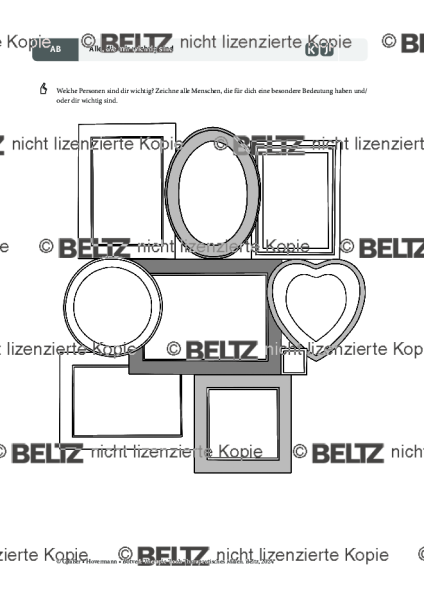 Therapeutisches Malen: Alle, die mir wichtig sind