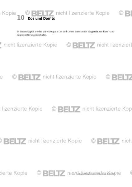 Biofeedback: Einleitung: Dos und Don’ts