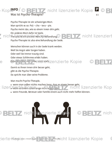 Depression und geistige Behinderung: Was ist Psycho-Therapie?