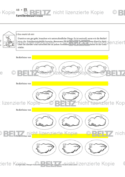 Schematherapie in Gruppe: Familienbedürfnisse