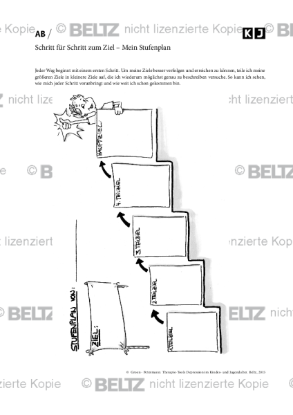 Depression: Schritt für Schritt zum Ziel – Mein Stufenplan