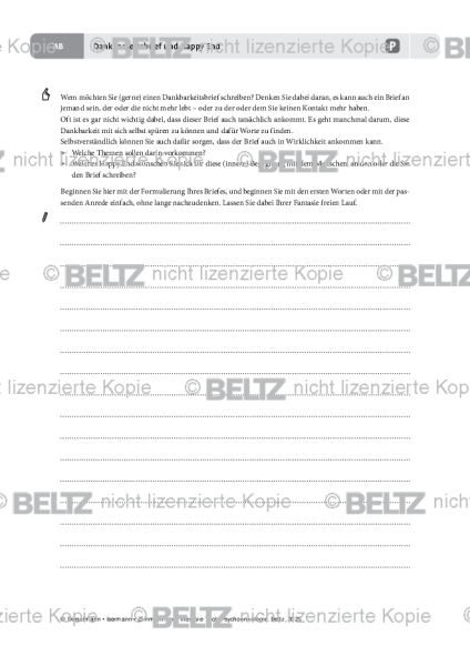 Psychoonkologie: Dankbarkeitsbrief und Happy End