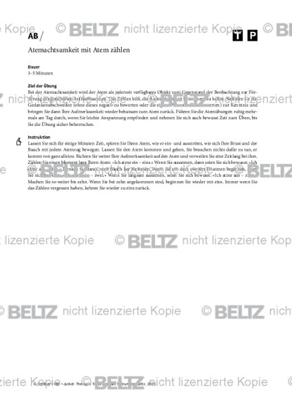 Bipolare Störungen: Atemachtsamkeit mit Atem zählen