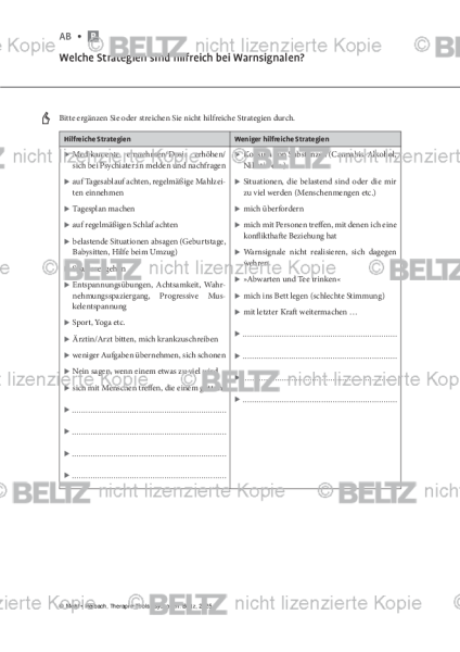Psychosen: Welche Strategien sind hilfreich bei Warnsignalen?