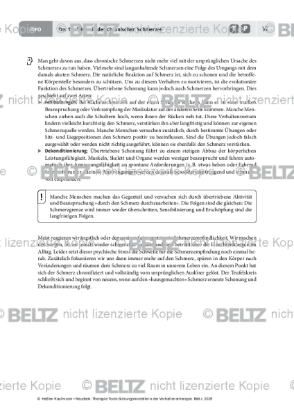 Störungsmodelle: Der Teufelskreis des chronischen Schmerzes