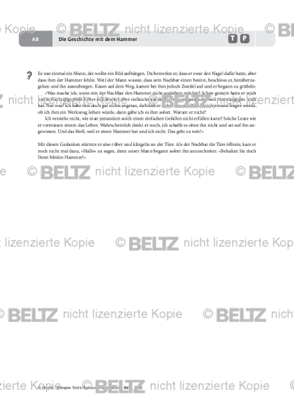 Ressourcenaktivierung: Die Geschichte mit dem Hammer