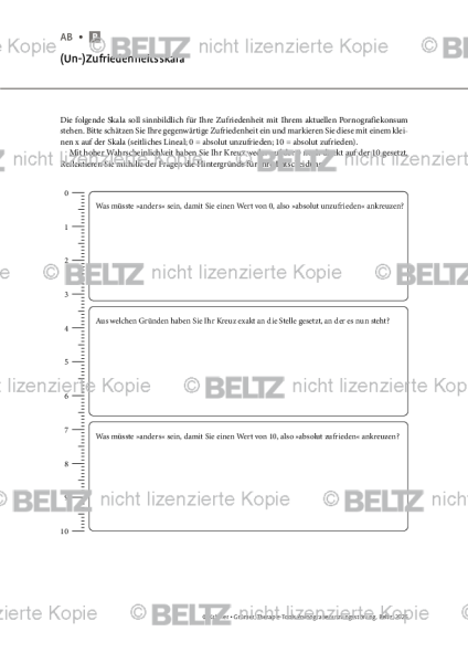 Pornografienutzungsstörung: (Un-)Zufriedenheitsskala
