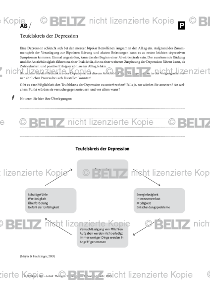 Bipolare Störungen: Teufelskreis der Depression