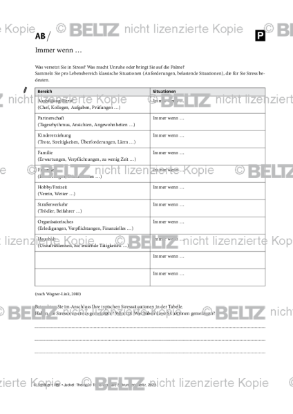 Bipolare Störungen: Stresssituationen identifizieren: Immer wenn …