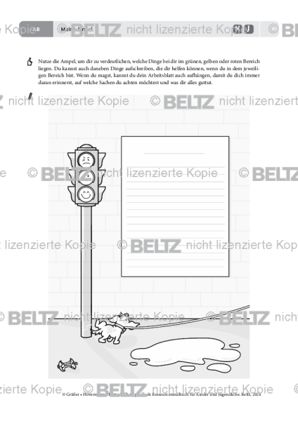 Ressourcenmalbuch: Meine Ampel